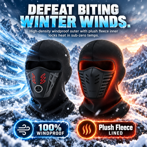 🌬️❄️🚴Winter Rider Warm Anti-Haze Balaclava Full Face Mask🛡️🌫️