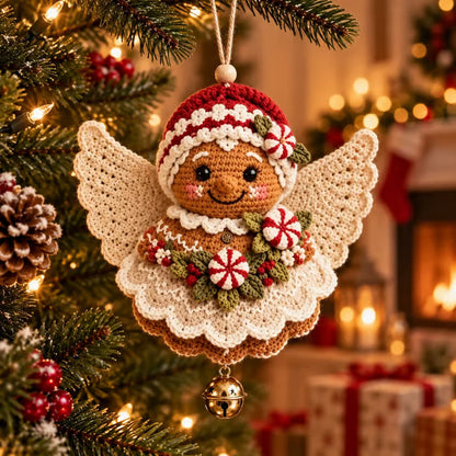 🎄 DIY Crochet Christmas Angel Ornament Kit – Make, Hang & Treasure✨