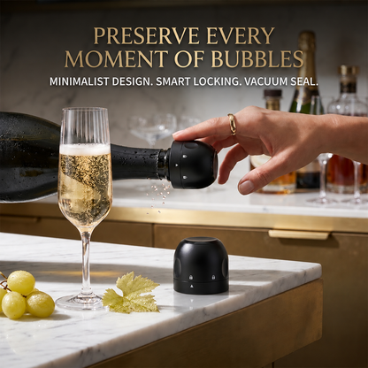 🍷 Reusable Twist-Lock Wine Bottle Stopper – Compact Wine Saver Seal