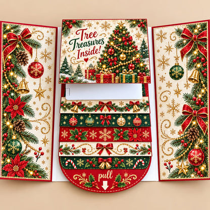 ⏰LAST DAY 50% OFF - 2026 New🎅🎁 Waterfall Christmas Gift Card Booklet 💳✨