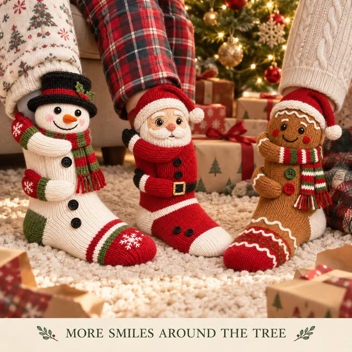 The best gift—3D Christmas Hugging Christmas Socks