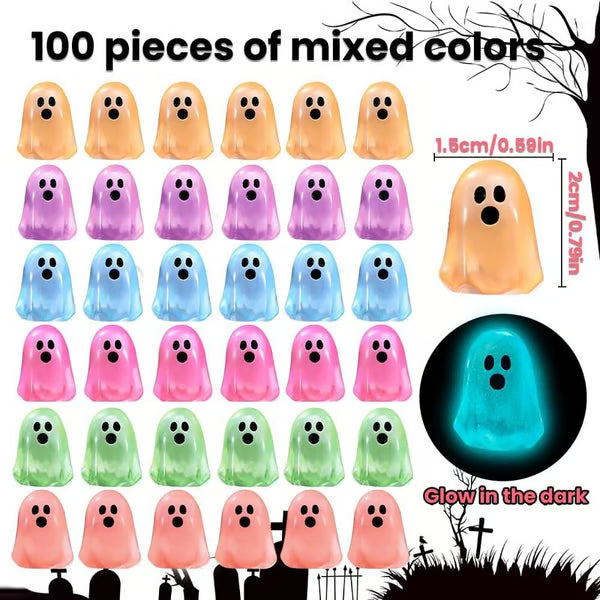 🎃 Must-Have Halloween Decor – 30pcs Cute Mini Ghost Figures 👻