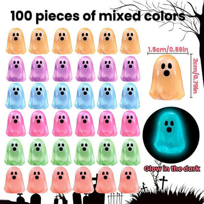 🎃 Must-Have Halloween Decor – 30pcs Cute Mini Ghost Figures 👻