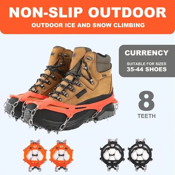 🛠️Lightweight Crampons Anti-Slip Traction Snow Grips for Walking