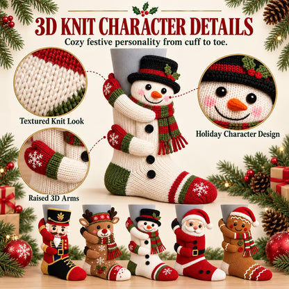 The best gift—3D Christmas Hugging Christmas Socks