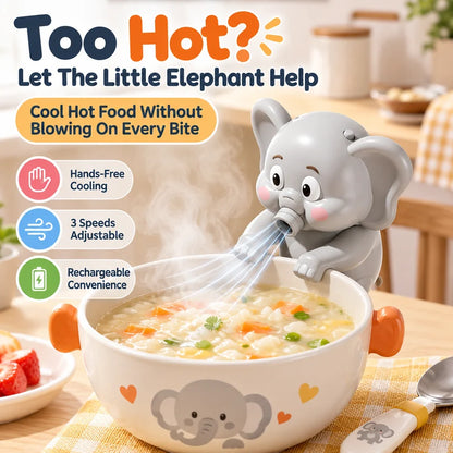 🐘 Hands-Free Food Cooling Fan