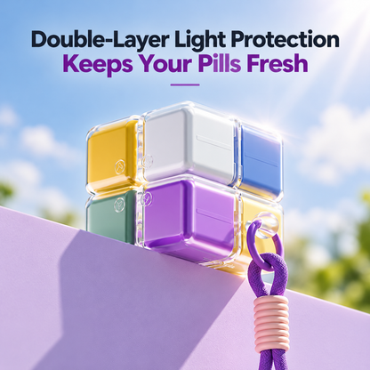 Fernfablelab™ | Aesthetic 8-Slot Pill & Vitamin Dispenser