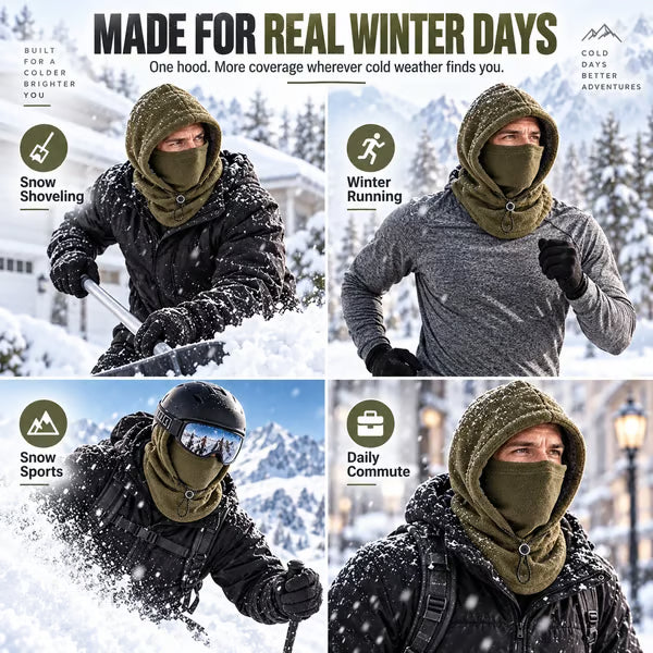 ⏳LAST DAY SALE - 50% OFF!! 3-in-1 Winter Fleece Balaclava 🧣❄️