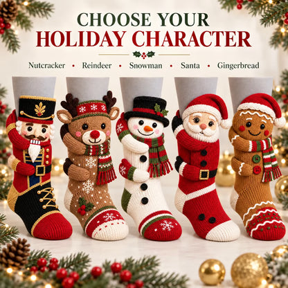 The best gift—3D Christmas Hugging Christmas Socks