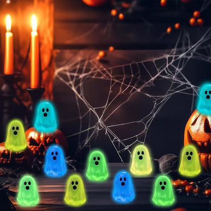 🎃 Must-Have Halloween Decor – 30pcs Cute Mini Ghost Figures 👻