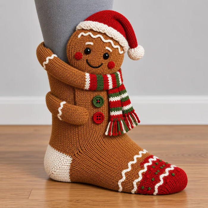 The best gift—3D Christmas Hugging Christmas Socks