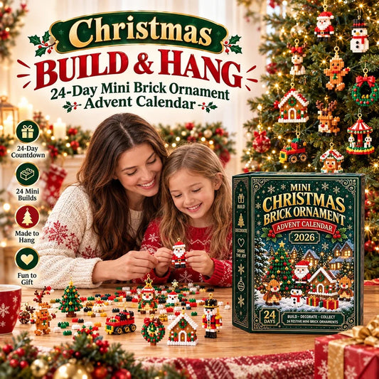 ⏳ Last day to save 49% – 🎄24-Piece Christmas Ornament Advent Calendar