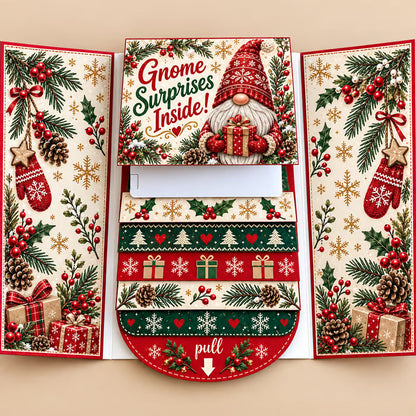 ⏰LAST DAY 50% OFF - 2026 New🎅🎁 Waterfall Christmas Gift Card Booklet 💳✨