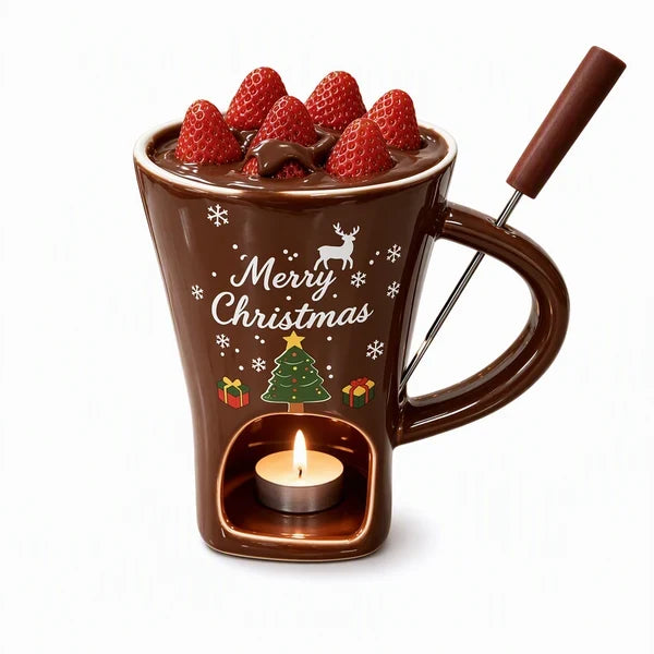 🍫 Christmas Chocolate Fondue Mug