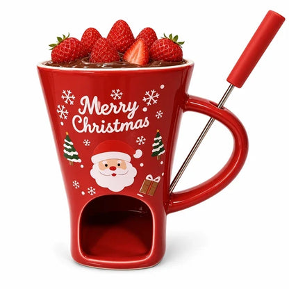 🍫 Christmas Chocolate Fondue Mug
